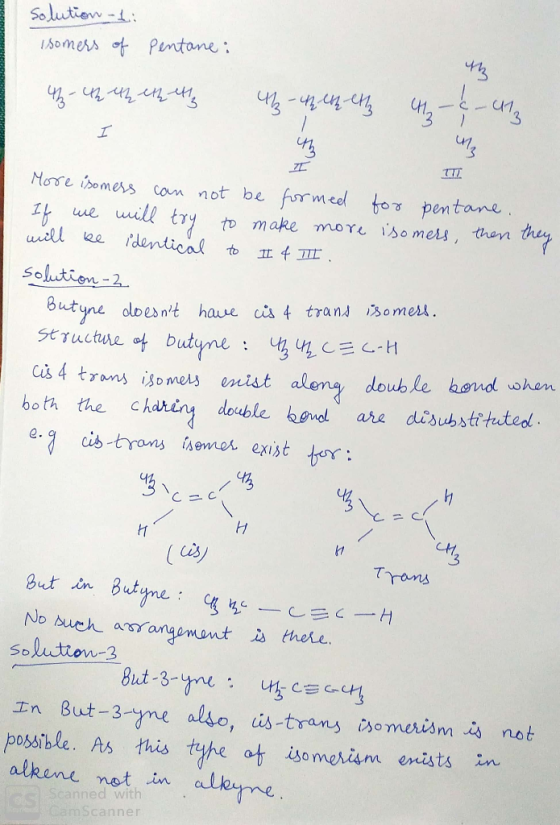 solution -li isomers of Pentanei 423 42 42 42 413 413-4. eshetty (17-c-113 I More isomers can not be formed for pentane If we