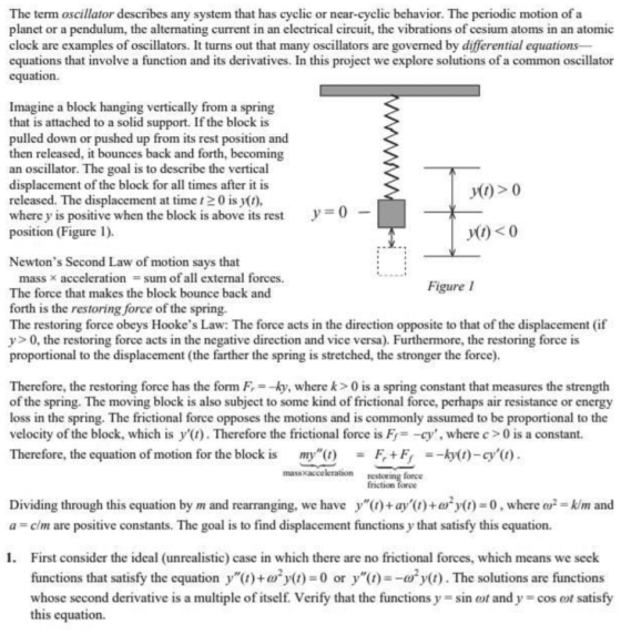 The term oscillator describes any system that has cyclic or near-cyclic behavior. The periodic motion of a planet or a pendul