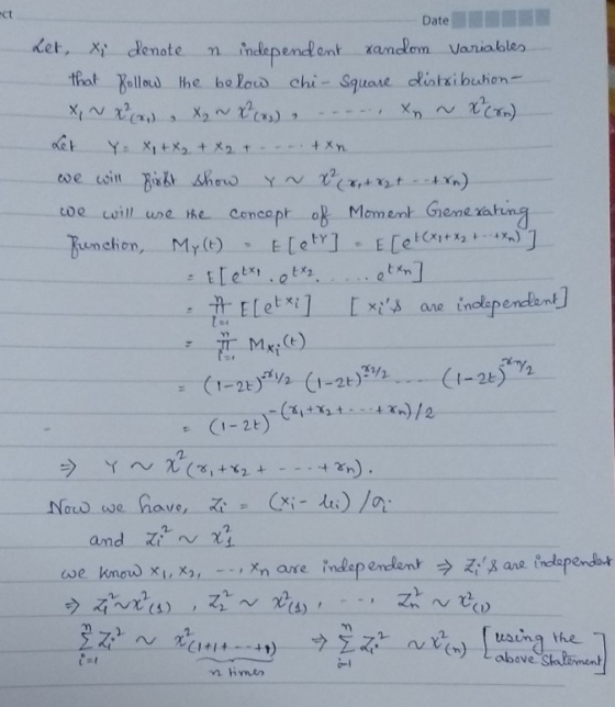 ct Date 2. 2. ane tn ← (1-2と xi aud we have, 2 ase kmaud xi,,n are indep endent C) -ar