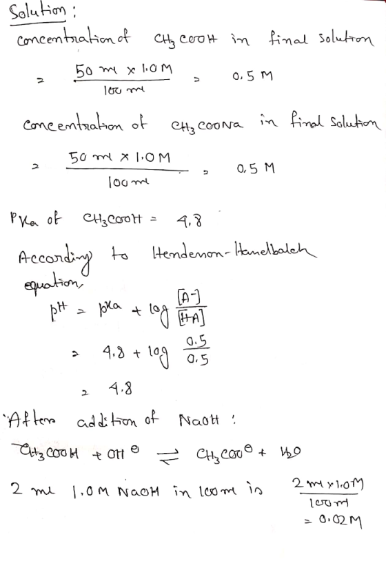 50 me x l.om 0.5 m Solution: concentration of CH₂ cooh in final solution 50 m x HOM 0,5M Concentration of CH₂ Coona in final