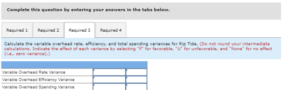 Complete this question by entering your answers in the tabs below. Required 1 Required 2 Required 3 Required 4 Calculate the