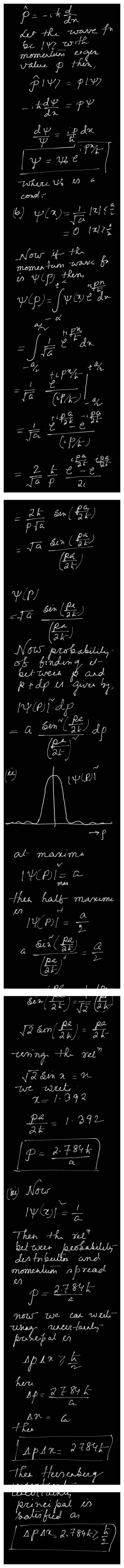ہے }. dn with p- Let the wave fa be 142 momentum eegen value theim, §147 = plyn Q Likdy =py d de & de Y y=ube ipak Where Vo i