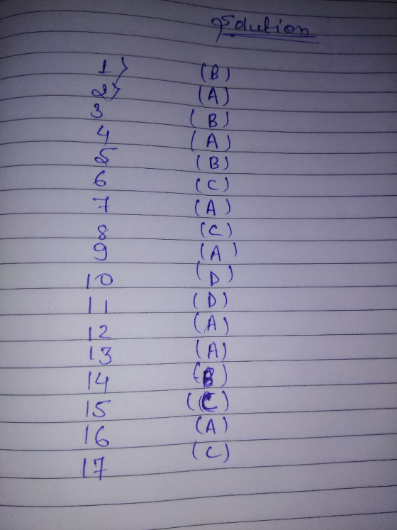 Solution - 9oooooo TA (B) LAJ (B) (A) (A ) July (A)