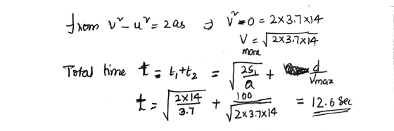 l 60 3.1 = 12, 6 Sec 2x 3.1x14
