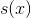 s(x)