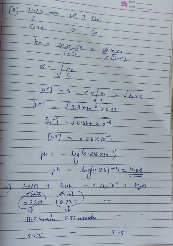 ), DATE PAGE Helo - coce it f co a ce ke a cox ca a C- ca [ut] a G = cх ke Shox 4+1 = √2.9810-8 x 0.93 +] = 0.667 X10 [+] = 0