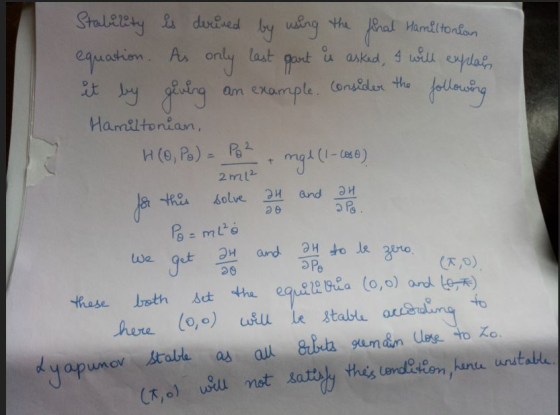 Stulerety dered by useng oshen、 As only last gart。 Manultonian uam, tre solve and H here (o,) u le stable