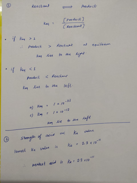 - Reactant - Product keq = [product] ( Reactant . equilibrium if keq > 1 . product keq > lies Reactant to the at Right if keq