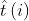 \hat{t}\left ( i \right )