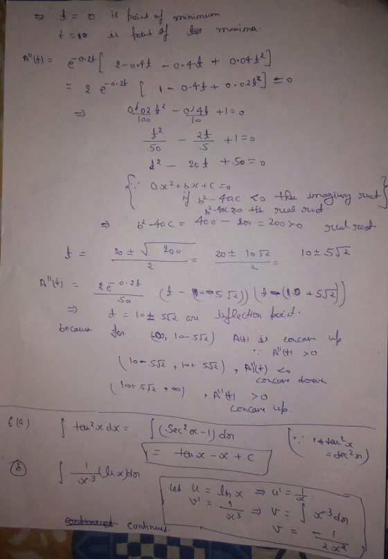 is beind of minimum to + - masina. is farkut of tot A(t) = é est [ 2-ooft - ootut + 0.0t th] 2 2 2 Li- of 02 t? -0.44 +=0 11