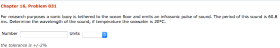 For research purposes a sonic buoy is tethered to