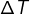 \Delta T