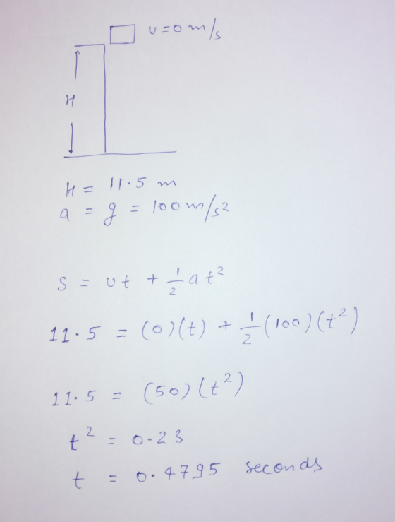 2 2 11-5 = (0 )(t)+2(loo ) (t*) (50)(t 2) 11.5