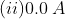 (ii)0.0\:A