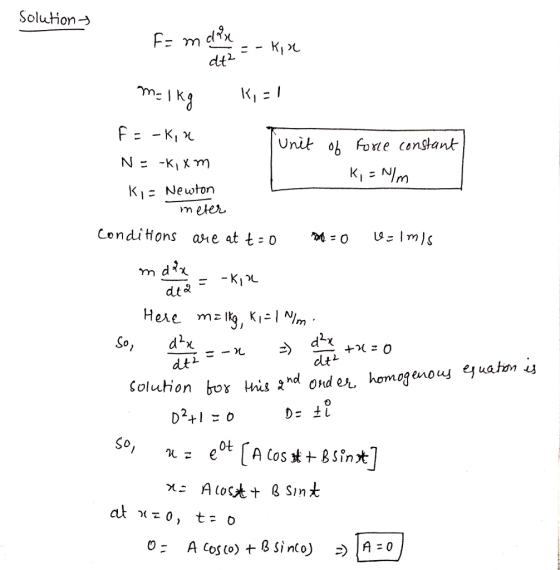 Solution clt KNewton CondiHons ane at t:0 dt dlt Solution 2