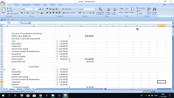 Book1 - Microsoft Excel - X Home Insert Page Layout Formulas Data Review View * Cut Copy ♡ General - Wrap Text Merge & Center