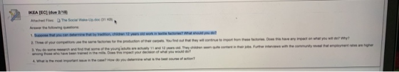 IKEA LEC de 2/18 Attached the Social Web Answer the following questions 1. Wat you can determinat by doch 2. Three of your co