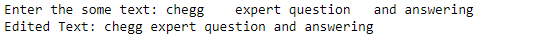 Enter the some text: HomeworkLib expert question and answering Edited Text: HomeworkLib expert question and answering