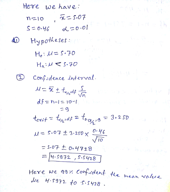 Here we have: ที่ 10 Hypotkeses Confadence interval -3.2SD 1O Here we 49 Confident dae 니.s972 to S.SY28 e hean value