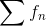 \sum f_n