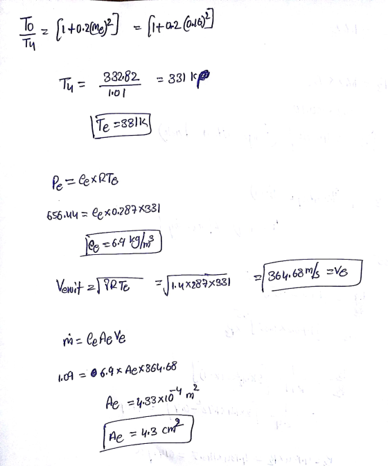 To Ти [1+0.263)?] {1+02 (Over] Tu = 33282 liol - 331 IC ko Te -881K Pe=lexRTO 656.44 = lex0.287X331 € 56.4 kg) is 2364.68ms z