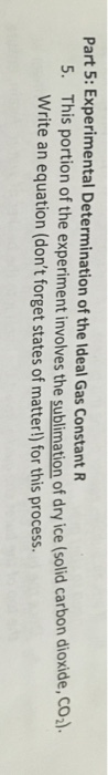 Experimental Determination of the ideal Gas Consta