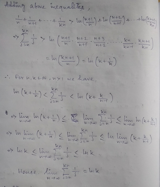 Adding above inequalites, t h is la ) (+)+ the latest nt ut2 nt nt3 the kn kuti knt kn lu (kut) = m ( x + 1) . Forn,KEN, nyl