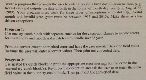 Write a program that prompts the user to enter a p