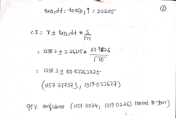 D tamidt = +0.057279 = 226215 C:I = R + talidt * $ = 1238.24 2.26215* 112.9826 10 = 1238.27 80-82262725 (1157-377373, 1319.02