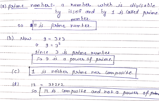 a number (9) psime number:- which is diuis able by itself and by I is called prime. rumher. 811 is prime number. SO (12) Now
