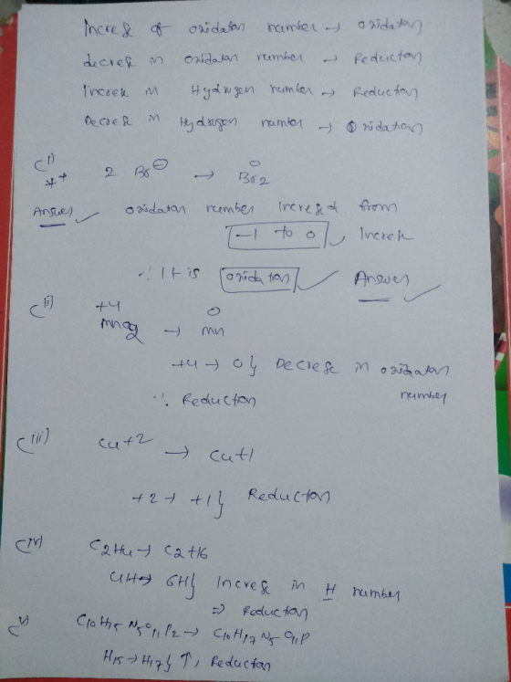 Incred decret incret Decred of in in in ozidaton number ordalan reember and Hydwgen number Hydrogen number - o ridatan reduct