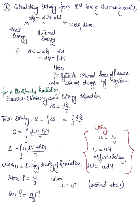 B Calculating kutriky from Ist blow of whermodymanie, dp = el Ut el 1 Heat work done. Euergy Internal Euergy dU=d&- dW =o9- P