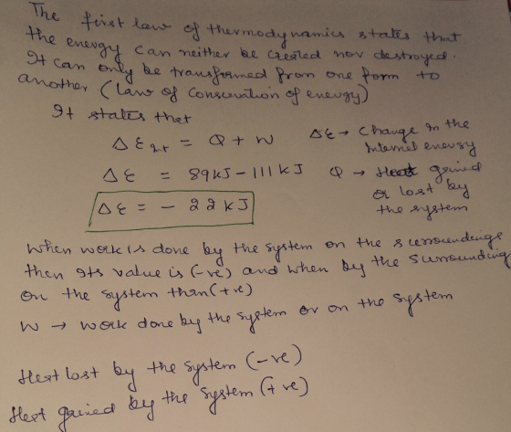 The the enev in the n ㈧erleIA dove the system en the ce then 9ts value (-ve) and on the ssustem than(tve) [AJ → to 9tk done b