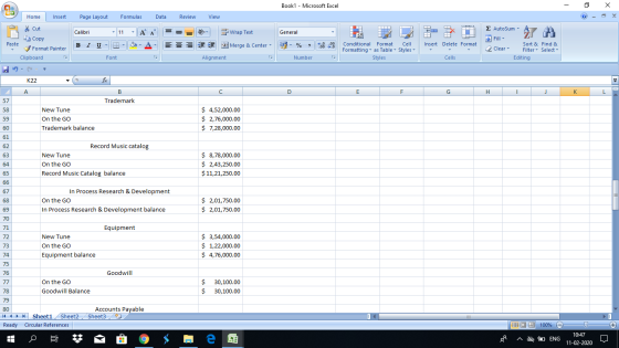 Book1 - Microsoft Excel - X Home Insert Page Layout Formulas Data Review View * Cut Copy ♡ General Calibri 11 - A A BI U DA F