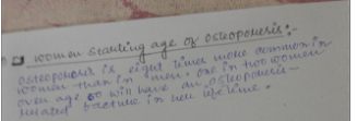 D u Stauting age of Octopolusi:- Otrou d o comunin 60 will have a step related facture in well lifeline.