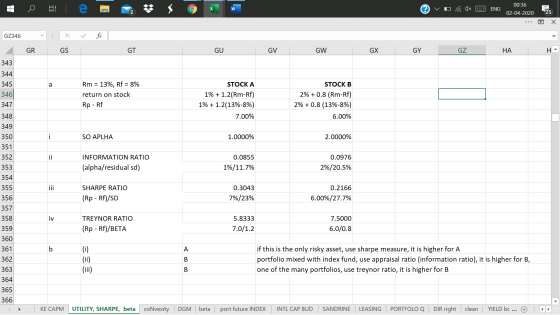 00:36 W VO ( Ax 33 ENG 02-04-2020 25 ... X - = fx X GS GT - GU GV GW GG GY GZ HA HA GZ346 GR 343 344 345 346 347 Rm = 13%, Rf