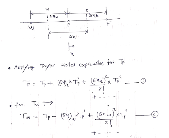 series expension for Te * e 164 I saw o P w Δη Þ N TE = Tp + (64).* 7+ (ne)x Tp ☺ zl + for Twi ) 2 Tw - Tp- (64)wxTp + (61 x