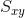 \ S_x_y