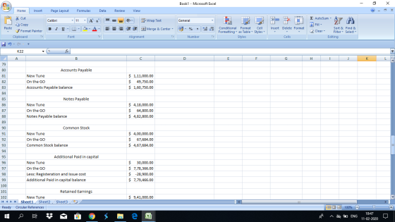 Book1 - Microsoft Excel - X Home Insert Page Layout Formulas Data Review View * Cut Copy ♡ General Calibri 11 - A A BI U DA F