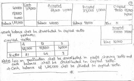 9000 78,000 O cash 40000 1,09,000 Acapital B-Capital C-capital 69,000 1110001 13,000 113000 18,0000 14,000 Thyono Balance 1,2