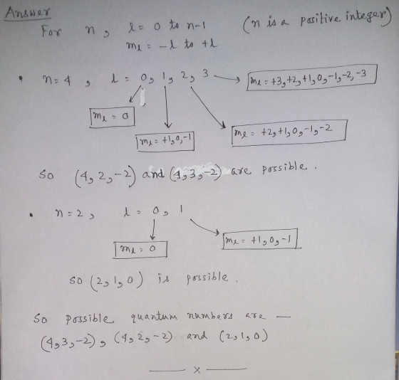 So (1,2,-. 2) and (4,3,-2) hie possible mo (9,3,-2),(1,2,-4) C2, 1,0) amA