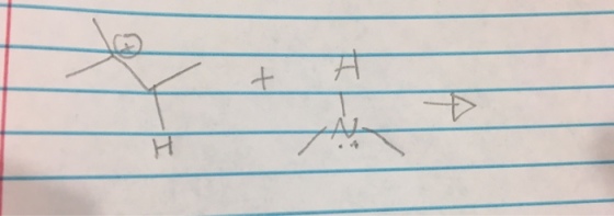 Draw the mechanisms arrows that would show how the