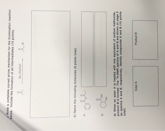 ) Write a comple te curved arrow mechanism for the bromination reaction below. Include the formation of all intermediates (10