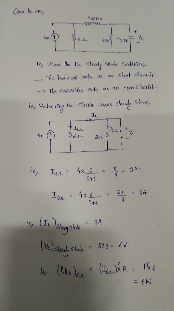 5oonH → The Capaciden acts as an open ciscant ie, Rcatrny vd nes sn stale, IL