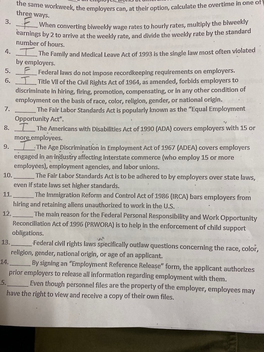 the same workweek, the employer three ways. When converting biweekly wa week, the employers can, at their option, calculate t