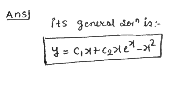 Ansi its general 201 is :- y = cxtcaxel_2²