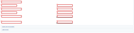 DONNA x SHOW LIST OF ACCOUNTS LINK TO TEXT
