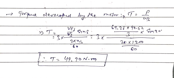 Torque developed by the motor 2 1. Р VEJ 64, 2px 90.32 84% x Simque Т. ус Зх. 2. ва Х 2 x ) 2 10 1 : 2 Т. Ч. 2o -