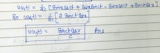 uxt) = c [Smixes et + esxsmict - Sinxcesct +8rictes x] _ $o ecset) = lote la amictare] ucxots Smycteesx