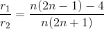 71_n(2n – 1) - 4 n(2n +1)